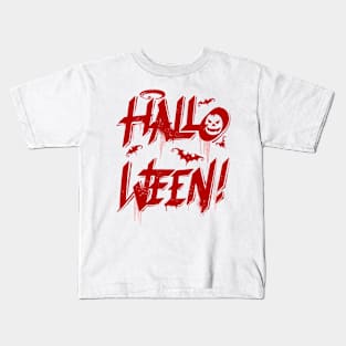 HALLOWEEN TEXT 2 Kids T-Shirt